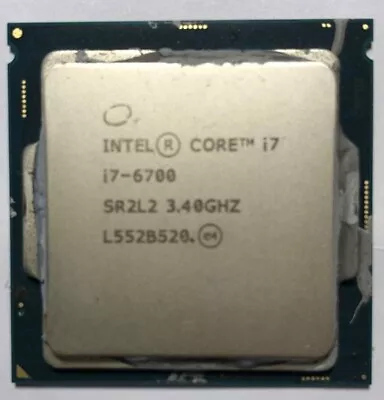 Intel Core I7-6700 3.4GHz SR2L2 DESKTOP PC COMPUTER CPU SOCKET LGA1151 • $40