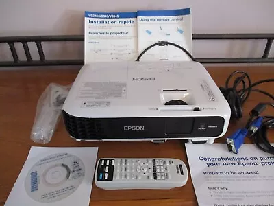 Epson Projector BRAND NEW-NEVER USED-LCD Model: H719A-3000 Lumens-PERFECT COND. • $26