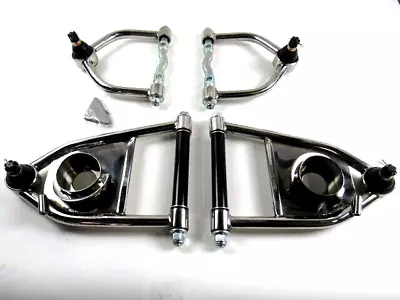 Mustang II 2 Control Arms Tubular Upper & Lower Coil Spring  Stainless C21001S • $379.99