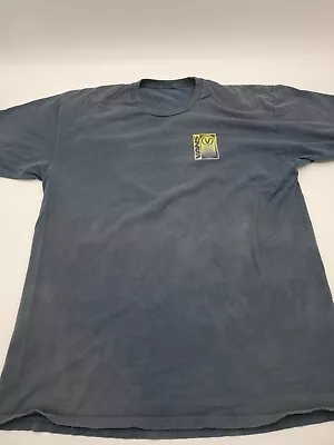 Vans T-Shirt Mens XLarge Blue Gray Distressed Graphic Print..#6365 • $10