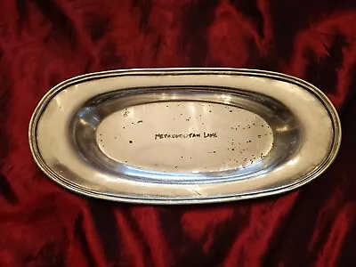 Vintage  Metropolitan Line  Steamship Silver Soldered 10  Bread Tray • $29.99