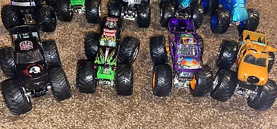 HotWheels Monster Jam Metal Mulisha Bad News Scooby Doo Grave Digger Truck Lot 4 • $23.74