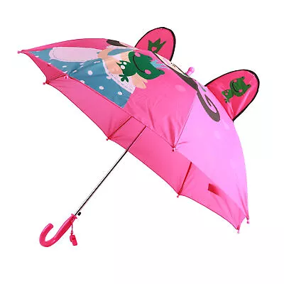 Kid Umbrella Lovely Cartoon Animal Easy Operation Light Weight Girls Umbrella • $20.99