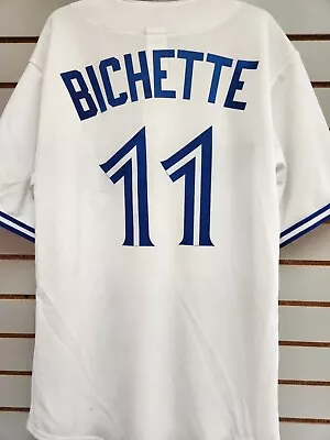 Bo Bichette Toronto Blue Jays Majestic Athletic White Home Jersey Sz M IRR NEW • $24.99