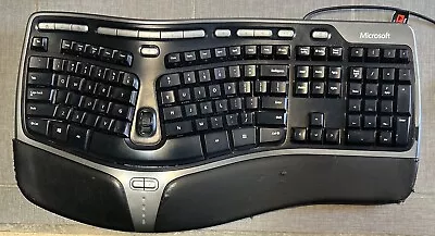 Microsoft Natural Ergonomic 4000 V1.0 Keyboard With Lift Stand Tested Works • $19.99