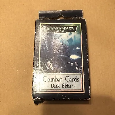 Dark Eldar Classic Combat Cards Rare Warhammer 40k Games Workshop Card Game • £3.99