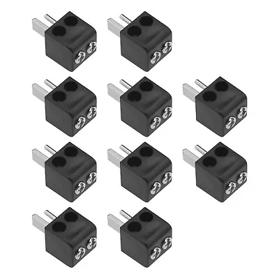 10x 2-pin DIN Plug Connector With Screw Terminals For Audio Video Equipment • £7.36