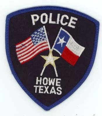 Texas Tx Howe Police Nice Shoulder Patch Sheriff • $5.99