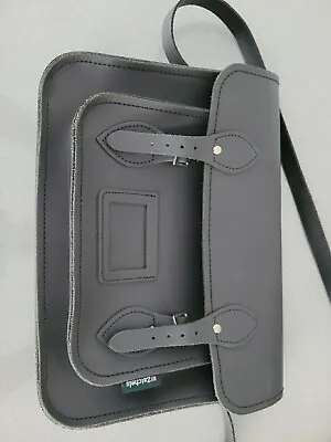 Zatchels Satchel BNWOT & FREE POSTAGE Leather Black Genuine Unwanted Gift • $89