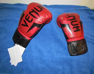 Venum Elite 12 Ounce Oz Boxing Training Gloves--Red & Black ( NEW) • $59.99