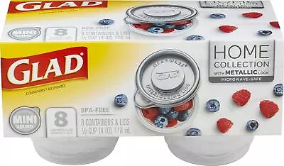 GladWare Home Mini Round Food Storage Containers Small Food Containers Hold 4... • $24.99