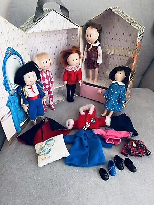 Vintage Lot Eden Toys Madeline Paris Doll House Caring Case Clothes Shoes Rare • $75