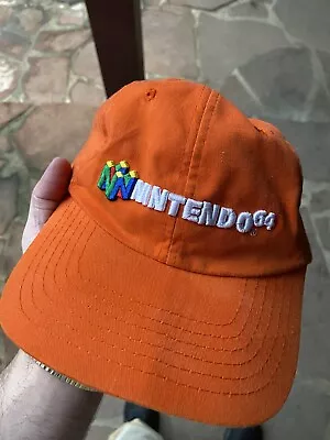 Vintage NINTENDO 64 Orange 90s FUNTASTIC Promo Hat Giveaway Nintendo Power RARE • $199.99