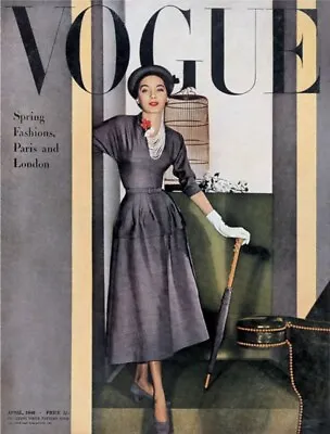 Vintage Vogue Magazine 1948 Cover Reproduction 17 X 12 Framing Print Wall Decor • $16.95