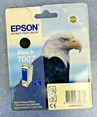 £7 • Buy 01 X Genuine Original Epson T007 Ink Cartridge Brand New Sealed 