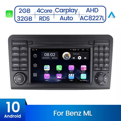 For Mercedes Benz ML-W164 GL-X164 Android 10 Car Radio GPS Stereo Carplay RDS • $234.99