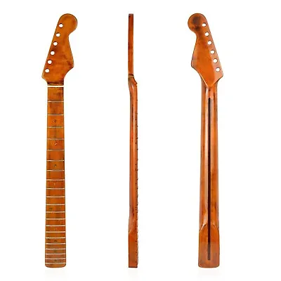 Electric Guitar Neck Canada Maple 21 Fret For Stratocaster Replacement • $46.05