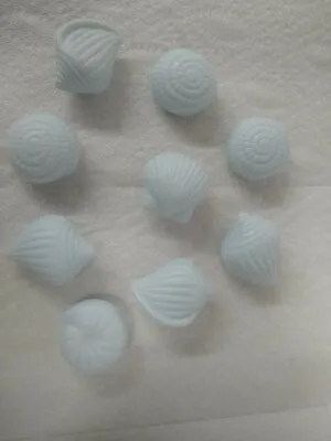 9 Assorted Light Blue Sea Shells Decorative Soaps  • $13.95