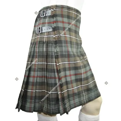 Handmade Mackenzie Weathered Tartan Kilt  For Men's | Custom Size Made • £61.74