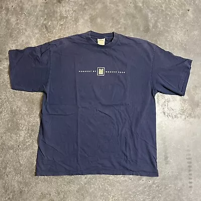 Mossimo T Shirt Mens XL Blue Vintage Fading Preowned  • $34.99