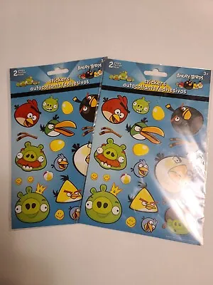 $4.29 • Buy LOT Of 2 Packs Of NEW Angry Birds Stickers (Each Pack Contains 2 Sheets)