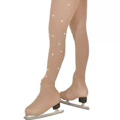 £22.22 • Buy Ice Figure Skating Tights Over Boots/ Footless Compression Pants Leggings