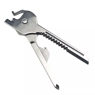 6 In 1 Keyring Opener Tool Utili Key Chain Cutter Screwdriver Multi Function UK • £3.43