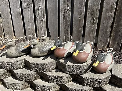 Vintage Victor D-9  Six Mallard Decoys • $120