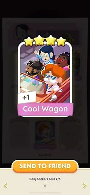 Monopoly Go: Cool Wagon • $3.63