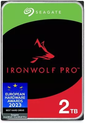 Seagate IronWolf Pro 2TB NAS Hard Drive 3.5  7200RPM 128MB Cache • £122.27