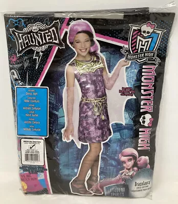 Monster High Kids Draculaura Costume Haunted Girls Cool Teen Vampire MEDIUM NEW • $29.74