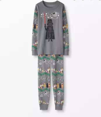 HANNA ANDERSSON 70 Cm NEW Long John Pajamas Christmas Star Wars Vader Carolers • $25.95