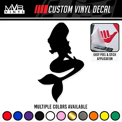 Mermaid Vinyl Decal Sticker | Car Truck Window Laptop Little Princess Cute 597 • $9.99