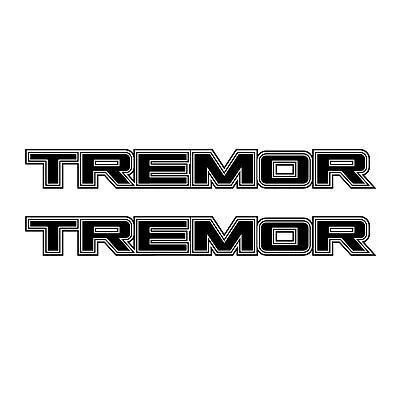 Ford F150 F250 Tremor Package Truck Bed Side Decal Black White • $19.99