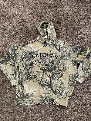 Cabela's Outdoor Gear Dry-Plus Camo Hooded Hunting Coat/Jacket  Men's XL Reg • $62.50