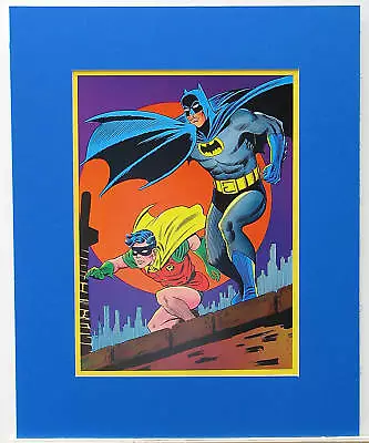 Vintage 1978 BATMAN & ROBIN Pinup Poster DC Professionally Matted • $65.99