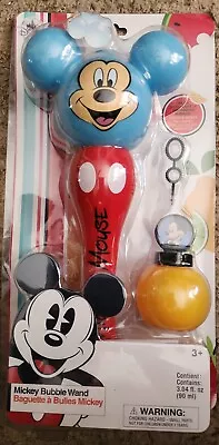 Disney Parks~Mickey Mouse Light Up Glow Bubble Wand~ NEW/SEALED • $15.99