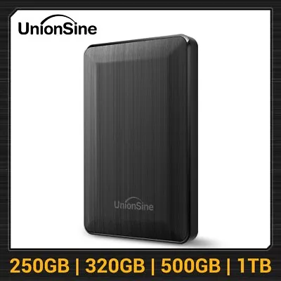 UnionSine HDD 1TB USB3.0 2.5  Portable External Hard Drive Storage PC PS4/Xbox • £16.99