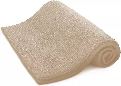 KEPLIN Non-Slip Microfibre Bath & Toilet Mat - Soft Plush & Comfortable Rug Wit • £12.43