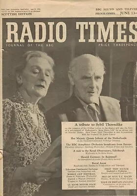 Radio Times 1954 Sound And Television Jun 13 To 19 • £0.99