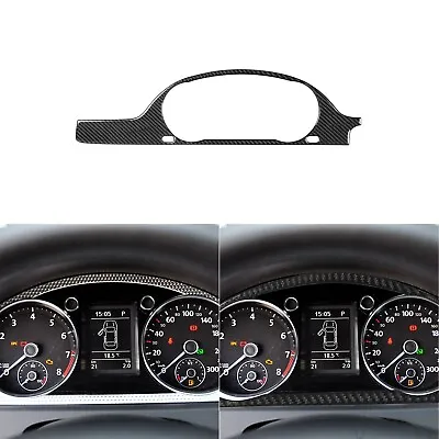 For VW Passat B6 09-11 Dashboard Speedometer Panel Cover Real Carbon Fiber Trim • $34.19