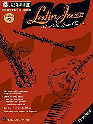 Latin Jazz: 10 Latin Jazz Classics [With CD (Audio)]: 23 (Jazz Play Along): Jazz • £11.80