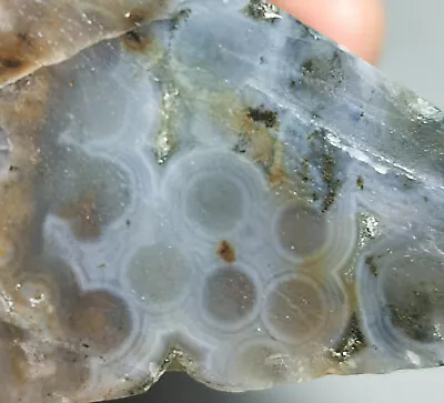 Collection ! Amazing Orbicular Ocean Jasper Agate Small Druzy Slab Reiki Stone • $2.25