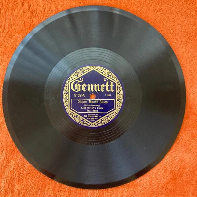 $38 • Buy KING OLIVER’S CREOLE JAZZ BAND Dipper Mouth Blues Gennett 5132 78 MP3