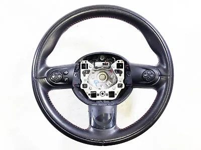 11-13 Mini Cooper S R56 R55 JCW Red Stitching Steering Wheel MANUAL 6MT 07 08 09 • $129.95