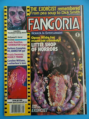 Fangoria Magazine #60 Jan 1987 Little Shop Of Horros W/ Exorcist Pull-out Poster • $30