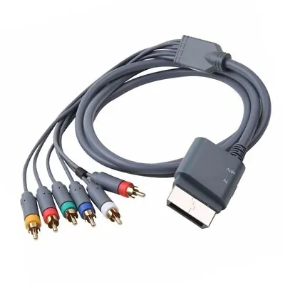 HD TV Component Composite Audio Video AV Cable Lead Cord For Microsoft Xbox 360 • £5.45