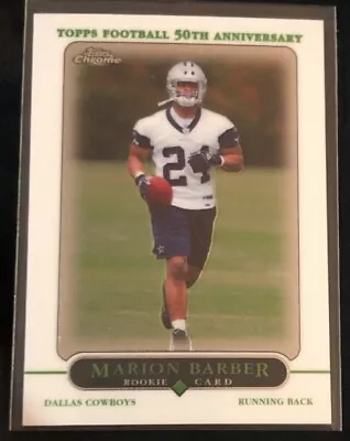 Marion Barber 2005 Topps Chrome Rookie Football Card #223 Cowboys Minnesota • $3.49