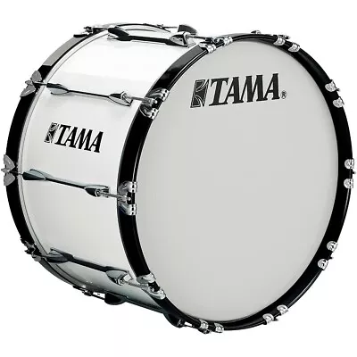 Tama Marching 24 X 14 In. Starlight Marching Bass Drum Sugar White • $589.99