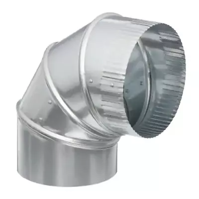 Air Duct HVAC 14 In. 90 Degree Round Adjustable Elbow Ductwork Galvanized Steel • $21.10